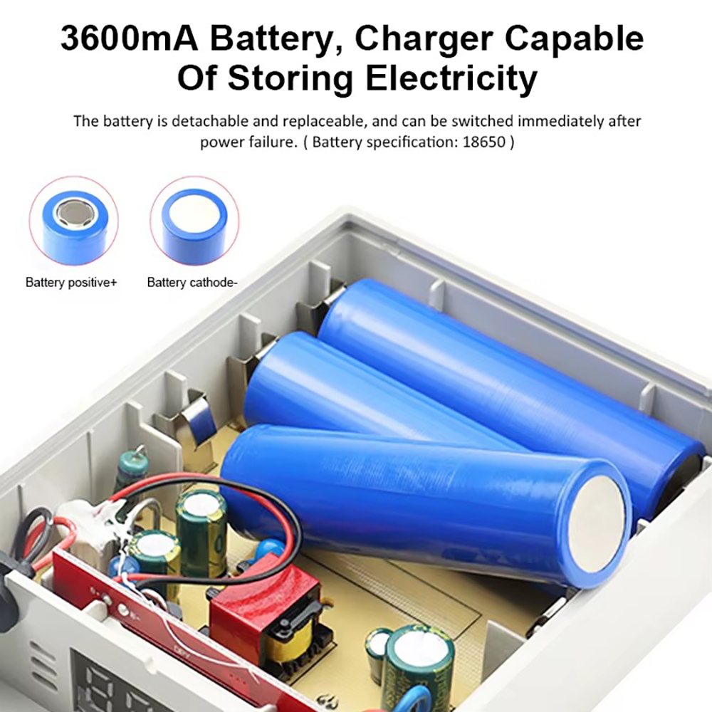 Outdoor Uninterruptible Power Supply - DIFANG 5400mAH UPS 배터리 전원 어댑터(LCD