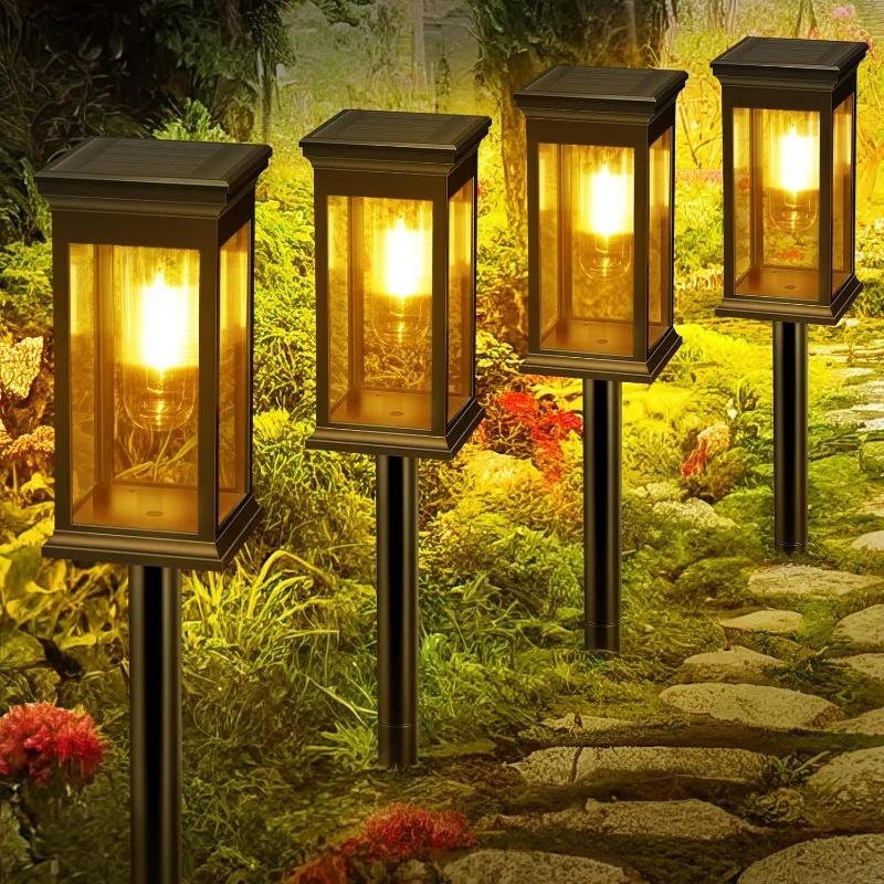 Outdoor Power For Christmas Lights - 4Psc 태양광 통로 조명 태양광 조명