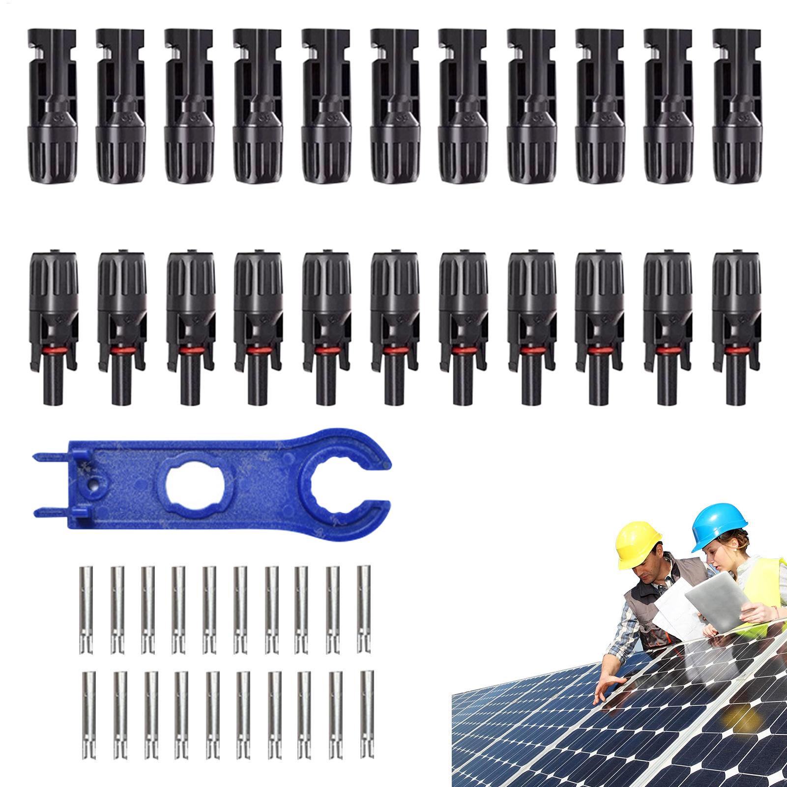 Outdoor Power Board - 10 쌍 MC4 광전지 태양 커넥터