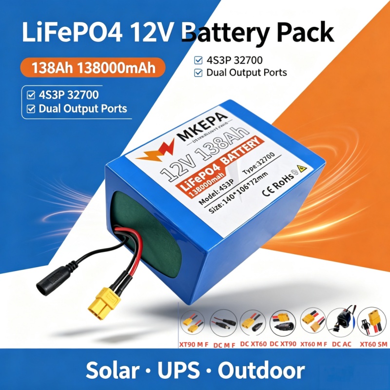 Outdoor Uninterruptible Power Supply - 새로운 32700 12V 4S3P 리튬 배터리