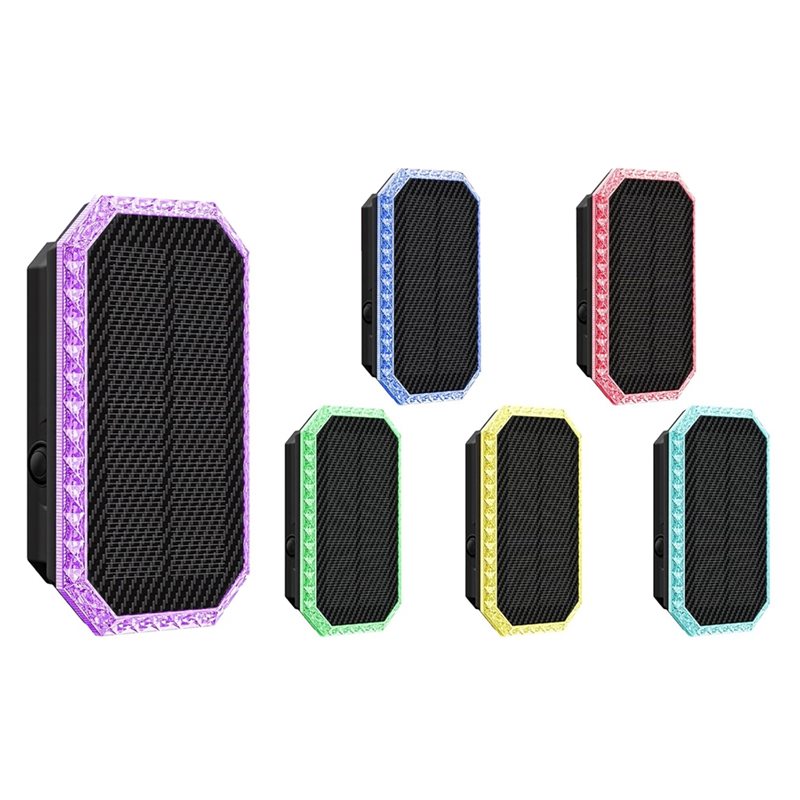 Outdoor Power Direct - AB66-6PCS RGB 태양광 울타리 조명, 양방향