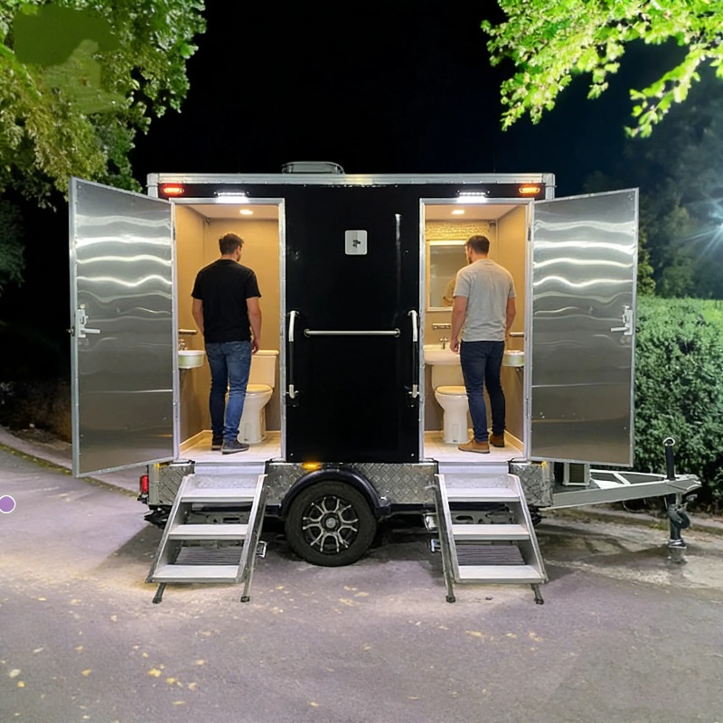 공장 직판 1인용 화장실 트레일러 태양광 무취 편의시설 - Outdoor Power Direct 리뷰 및 가격