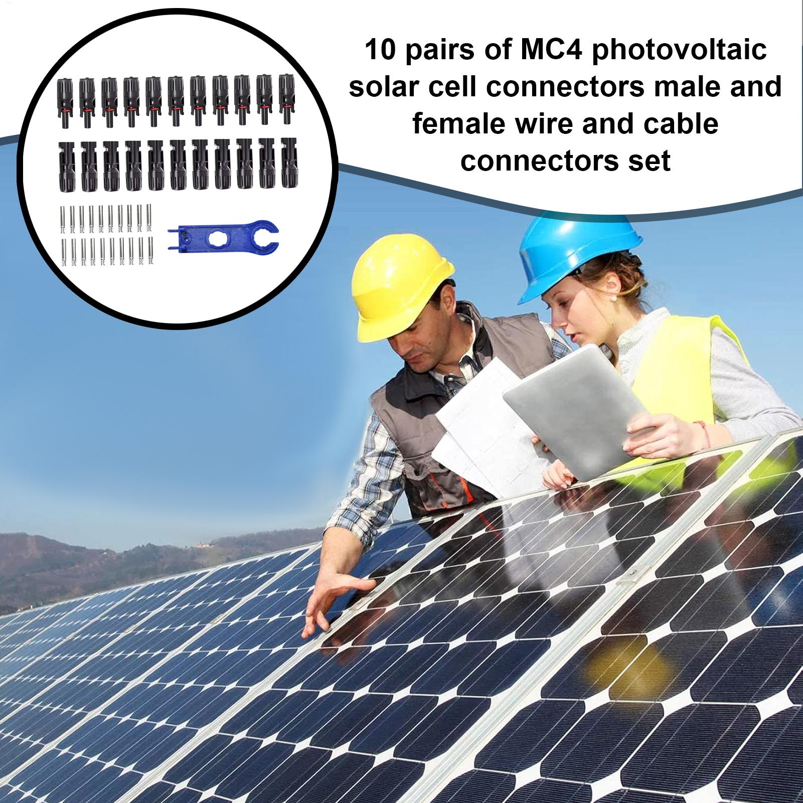 10 쌍 MC4 광전지 태양 커넥터 효율성 태양 광 케 - Outdoor Power Board 리뷰 및 가격