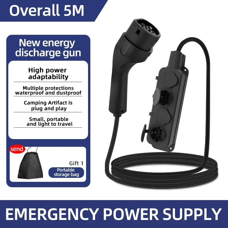 휴대용 16A 4KW 전기차 EV 충전기 V2L 케이블 - Outdoor Power Hub 리뷰 및 가격