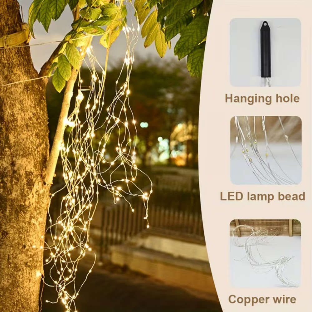 3M600LED 태양광 버드나무 덩굴형 스트링 라이트  - Outdoor Power For Christmas Lights 리뷰 및 가격