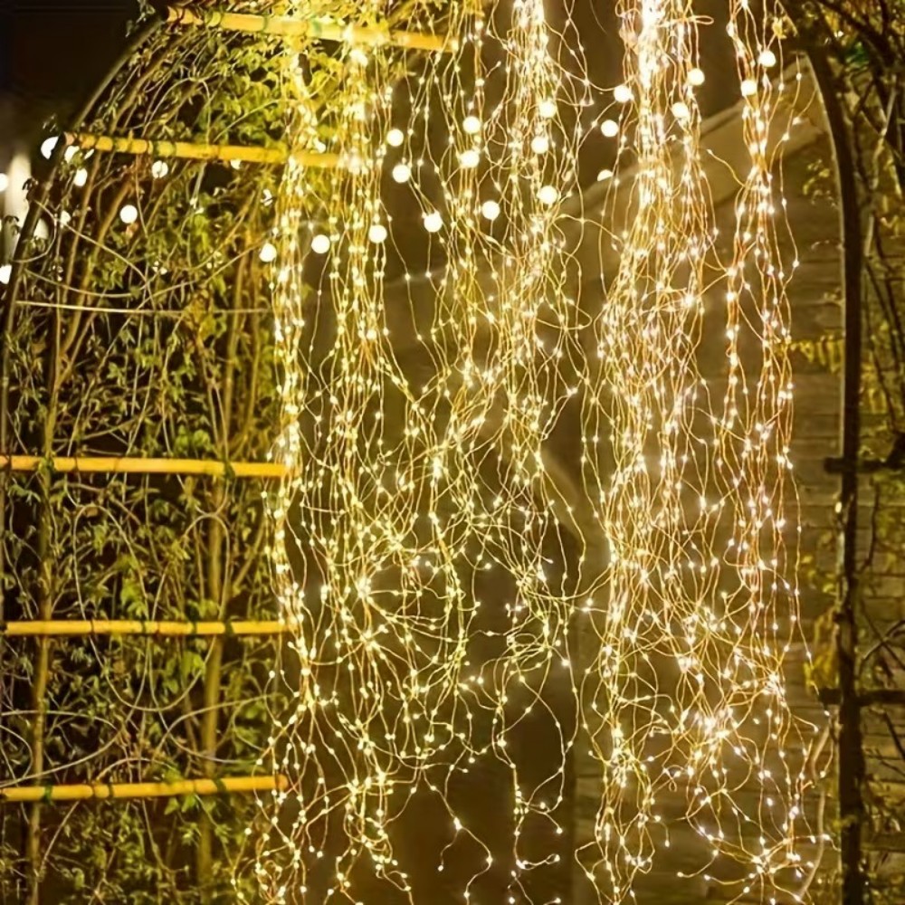 3M600LED 태양광 버드나무 덩굴형 스트링 라이트  - Outdoor Power For Christmas Lights 리뷰 및 가격