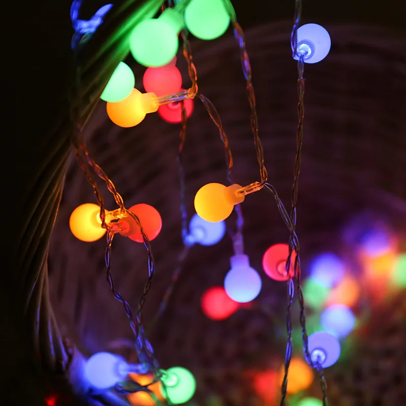 10M USB/배터리 전원 공 LED 문자열 조명 갈  - Outdoor Power For Christmas Lights 리뷰 및 가격