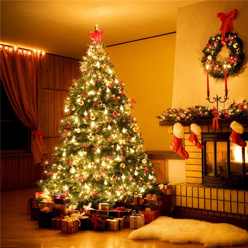 10M USB/배터리 전원 공 LED 문자열 조명 갈  - Outdoor Power For Christmas Lights 리뷰 및 가격