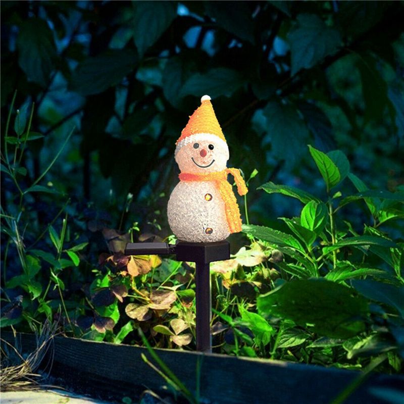 ABGH-4X 스노우맨 태양광 조명 크리스마스 태양광  - Outdoor Solar Power Xmas Lights 리뷰 및 가격