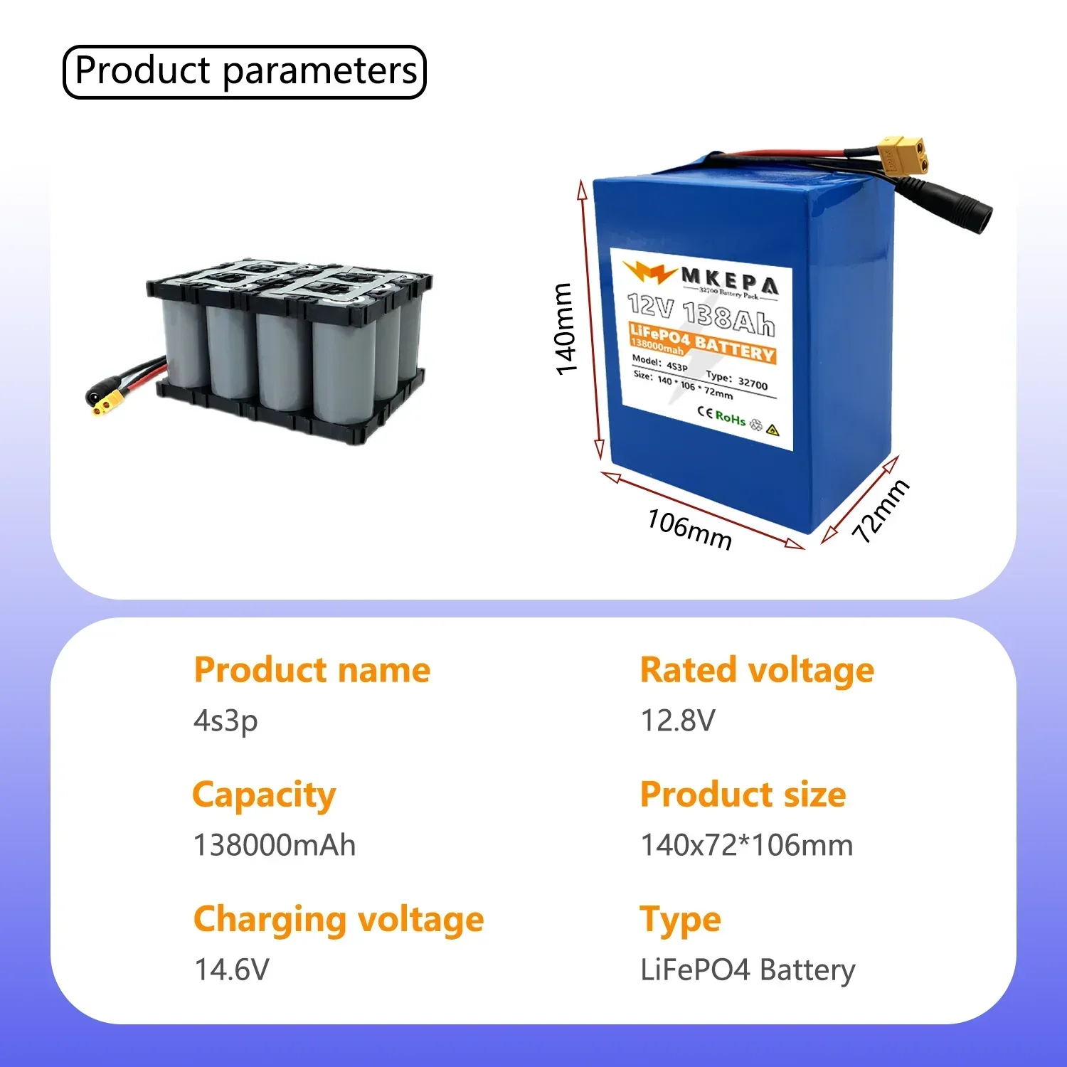 새로운 32700 12V 4S3P 리튬 배터리 팩, 내 - Outdoor Uninterruptible Power Supply 리뷰 및 가격