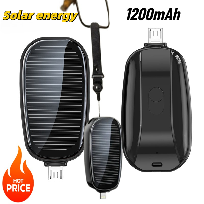 1200mAh 태양광 미니 보조배터리 키체인 휴대용 충 - Outdoor Power Hub 리뷰 및 가격