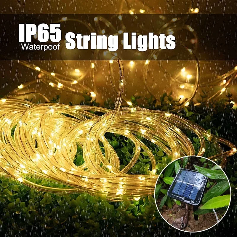 LED 태양광 스트립 로프 튜브 요정 조명, 태양열 발 - Outdoor Power For Christmas Lights 리뷰 및 가격