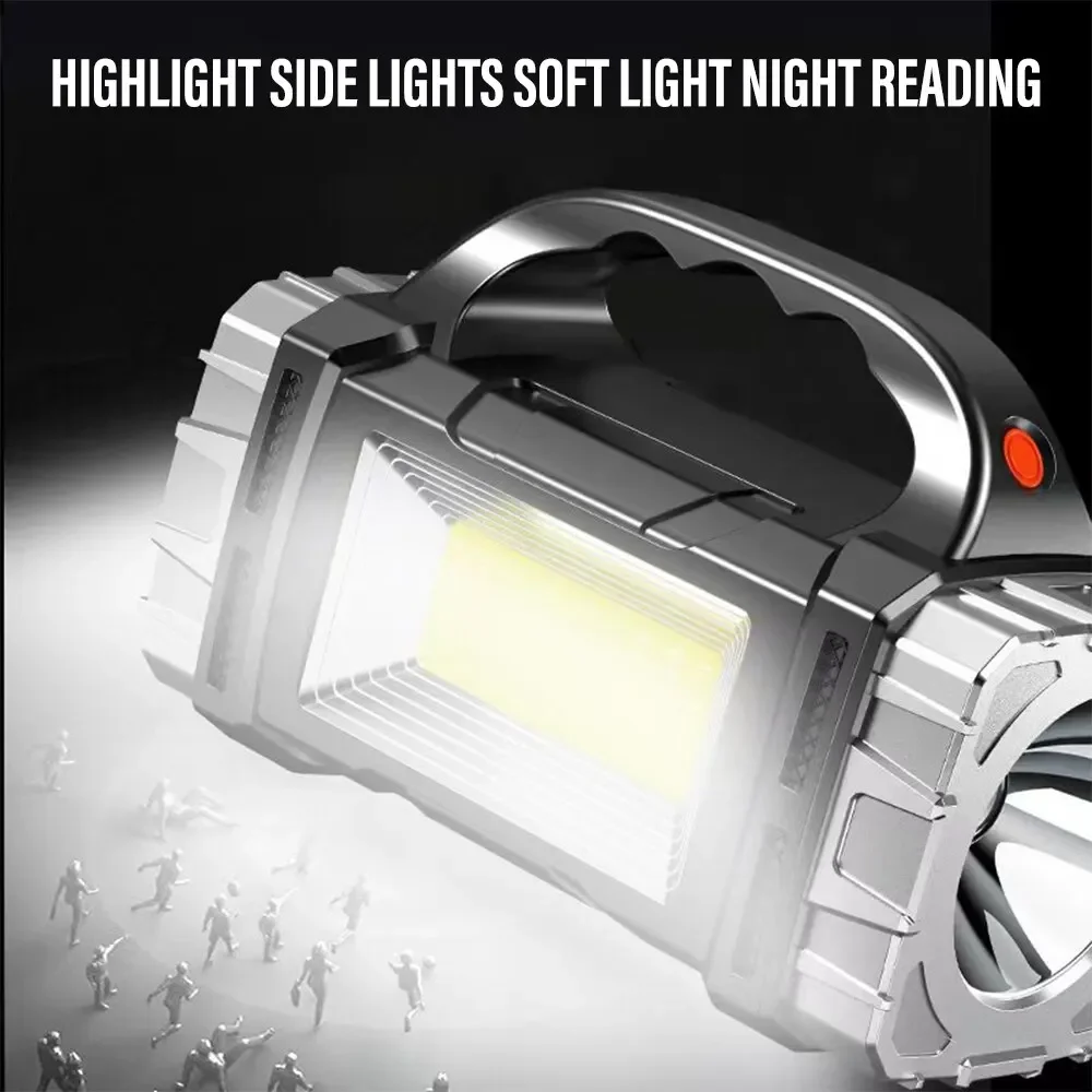 새로운 업그레이드 충전식 고출력 태양광 LED 손전등, - Outdoor Power Bank 리뷰 및 가격