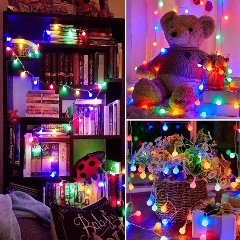 USB/배터리 전원 스트링 조명 글로브 스트링 조명 방 - Outdoor Power For Christmas Lights 리뷰 및 가격