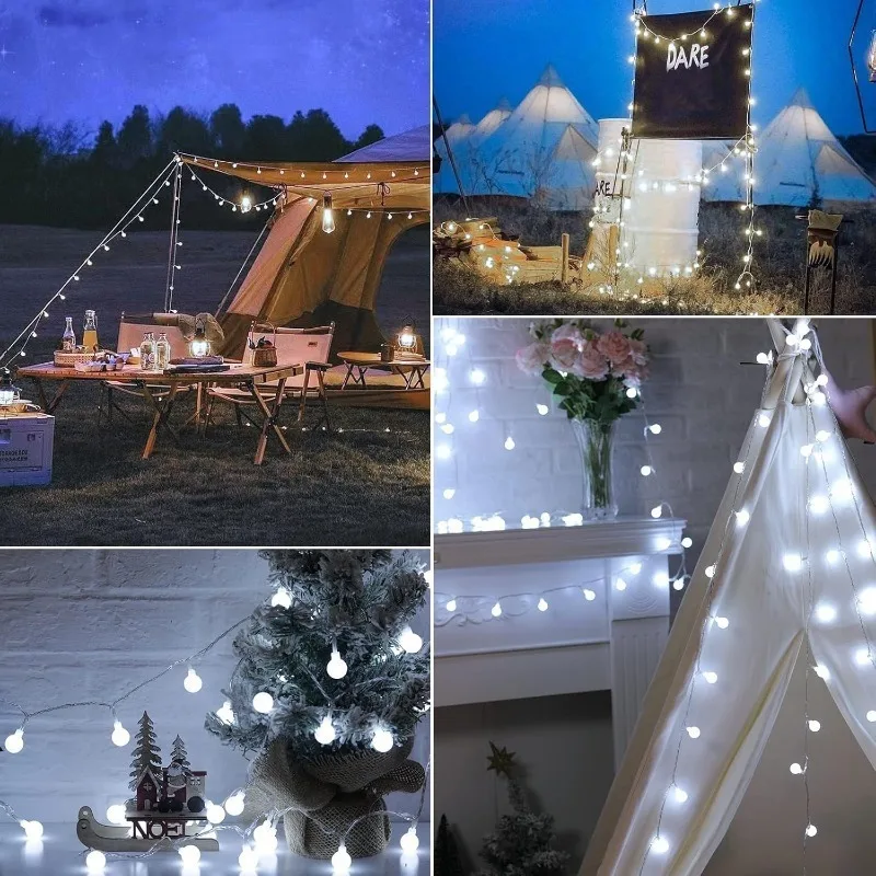 USB/배터리 전원 스트링 조명 글로브 스트링 조명 방 - Outdoor Power For Christmas Lights 리뷰 및 가격