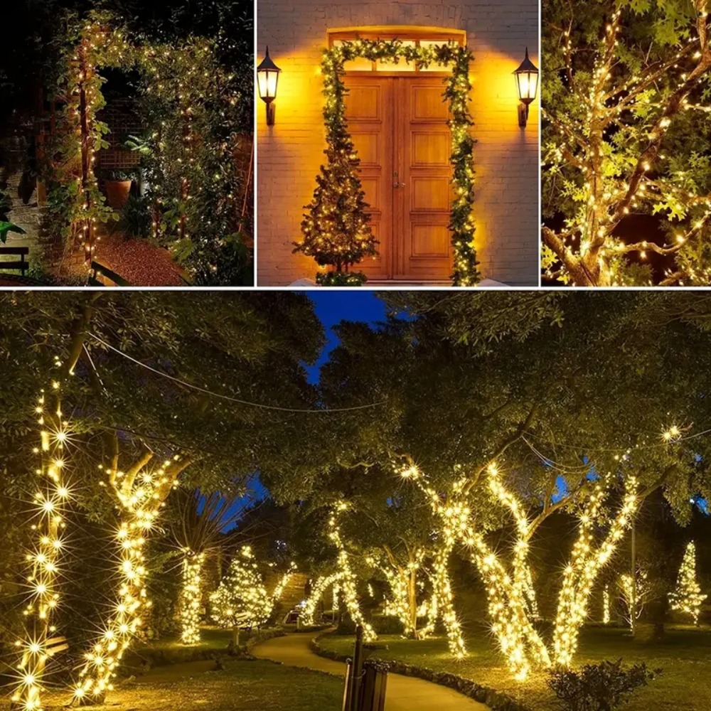 태양열 전원 야외 문자열 조명 100 LED 8 모드  - Outdoor Power For Christmas Lights 리뷰 및 가격