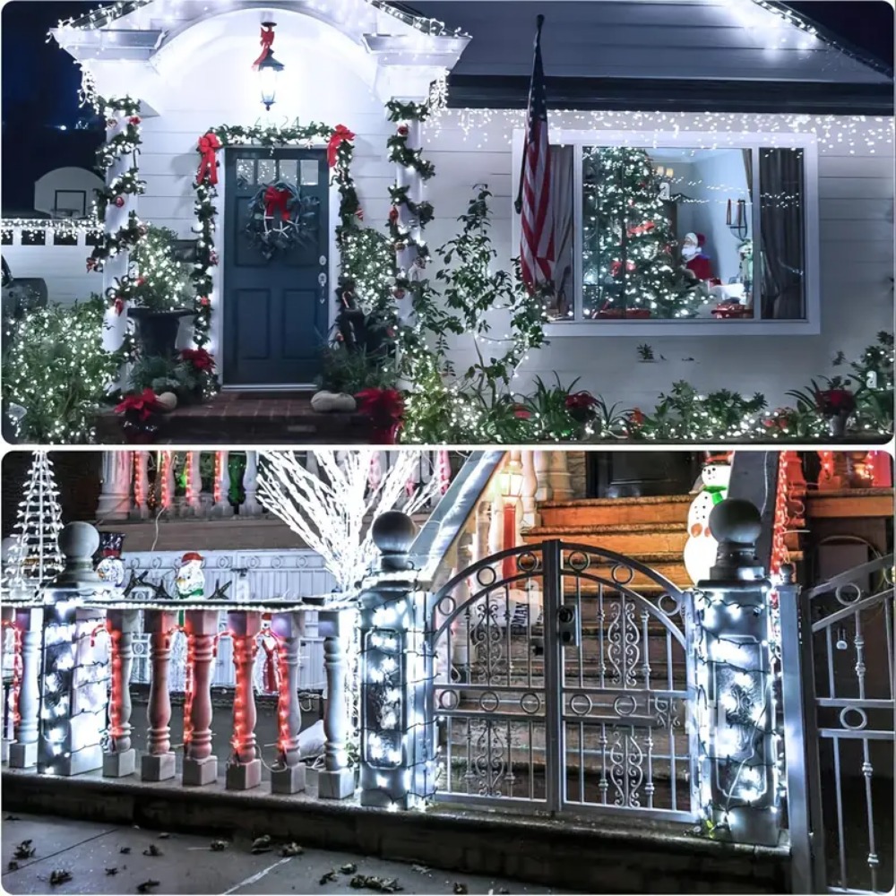 태양열 전원 야외 문자열 조명 100 LED 8 모드  - Outdoor Power For Christmas Lights 리뷰 및 가격