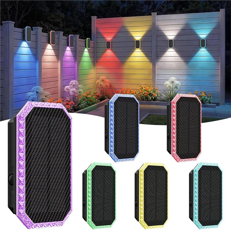 AB66-6PCS RGB 태양광 울타리 조명, 양방향  - Outdoor Power Direct 리뷰 및 가격